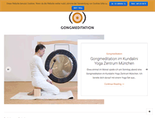 Tablet Screenshot of gongmeditation.de